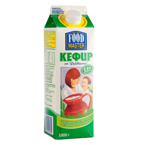 FOOD MASTER Кефир 2,5% 1 л